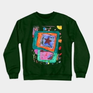 Geometric funky universe - Homeschool Art Class 2021/22 Artist Collab T-Shirt Crewneck Sweatshirt